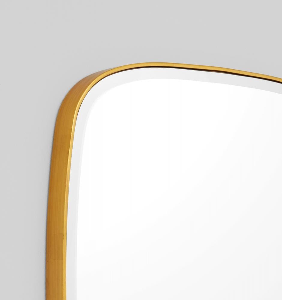 Gaudion Furniture 246 MIRROR Martha Brass Mirror Small
