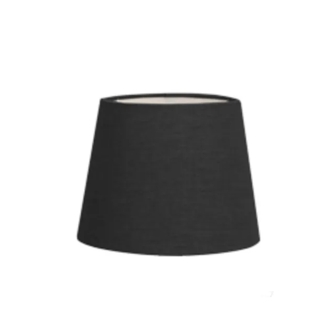 Lamp Shade Tapered Drum Black 20cm