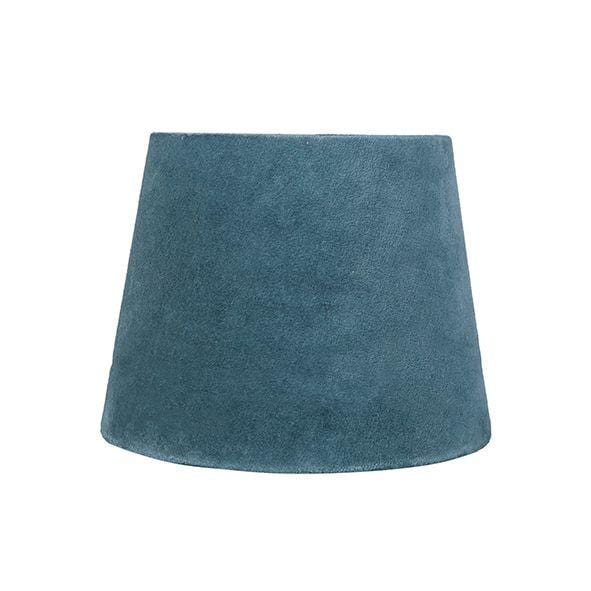 Lamp Shade Velvet Small Blue