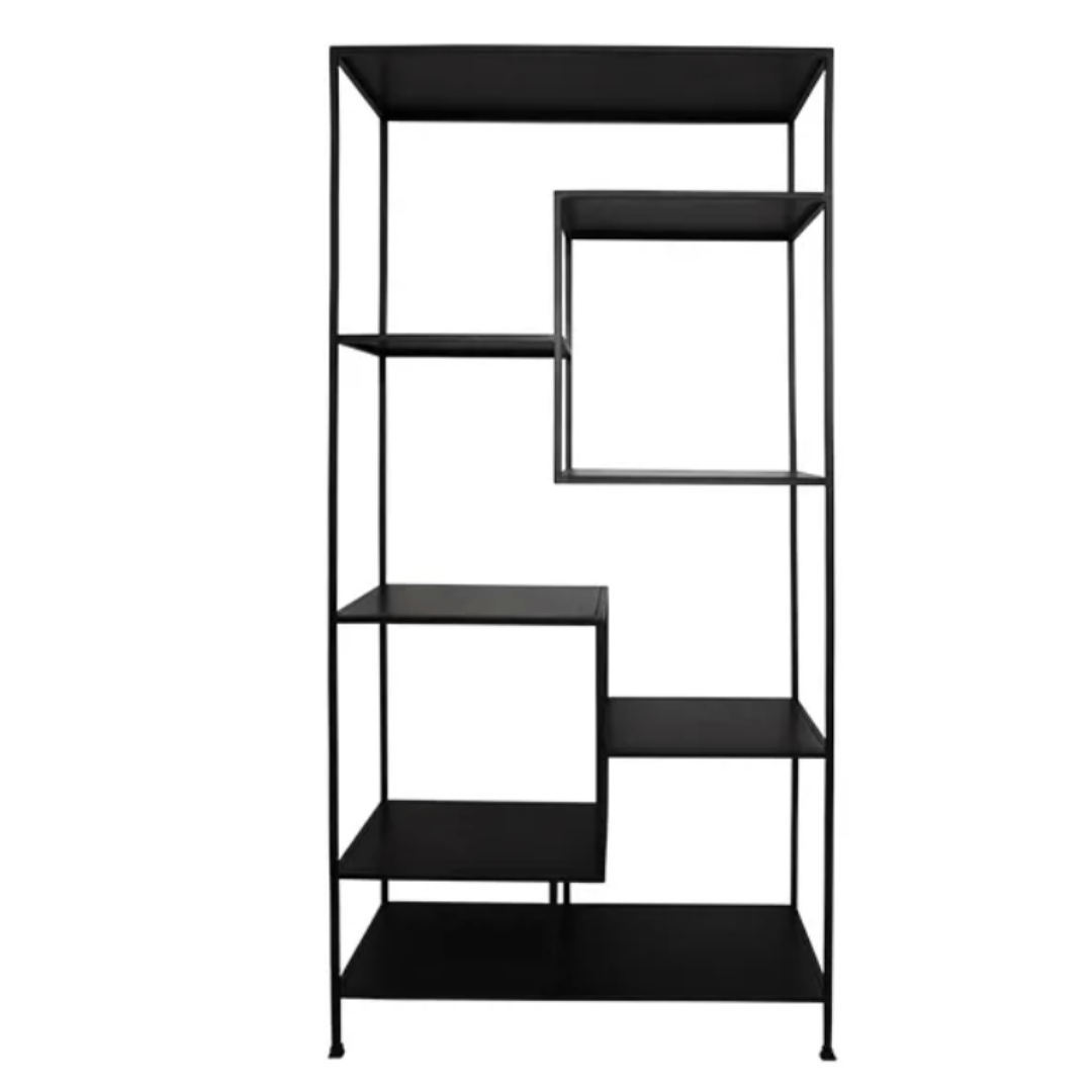 Black Metal Shelving