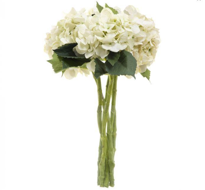 Gaudion Furniture Artificial Flowers 1 x Cream Hydrangea Hydrangea Cream