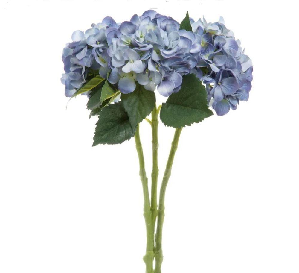 Gaudion Furniture Artificial Flowers 1 x Hydragena Blue Hydrangea Blue