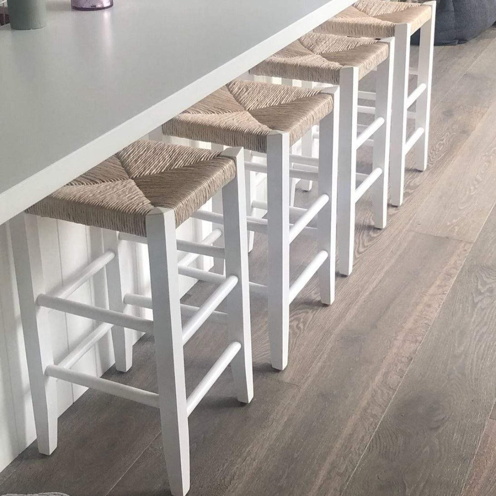 Gaudion Furniture Bar stools 1 x Off White Hamptons Barstool Hampton Bar Stool