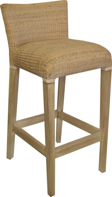 Gaudion Furniture Bar stools Amalfi Cane Bar Stool White