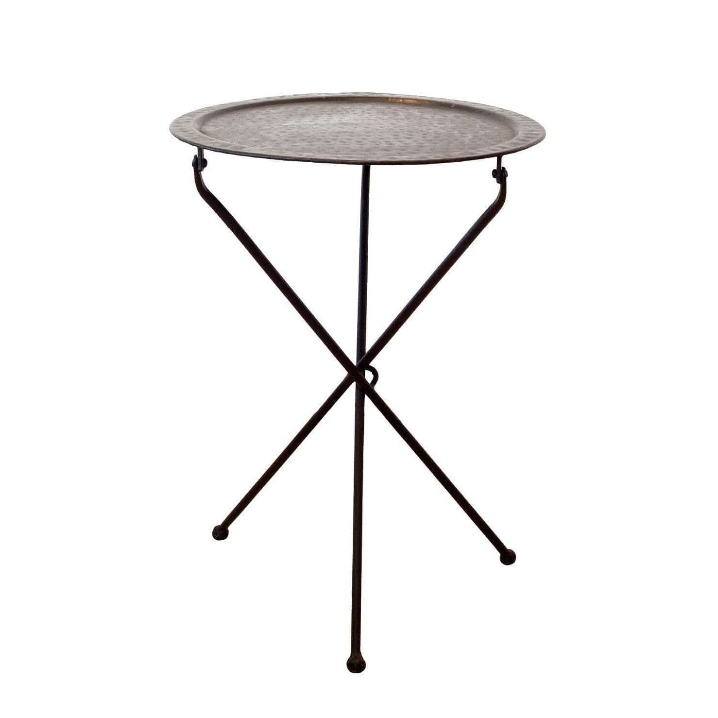 Atlas Black Metal Side Table