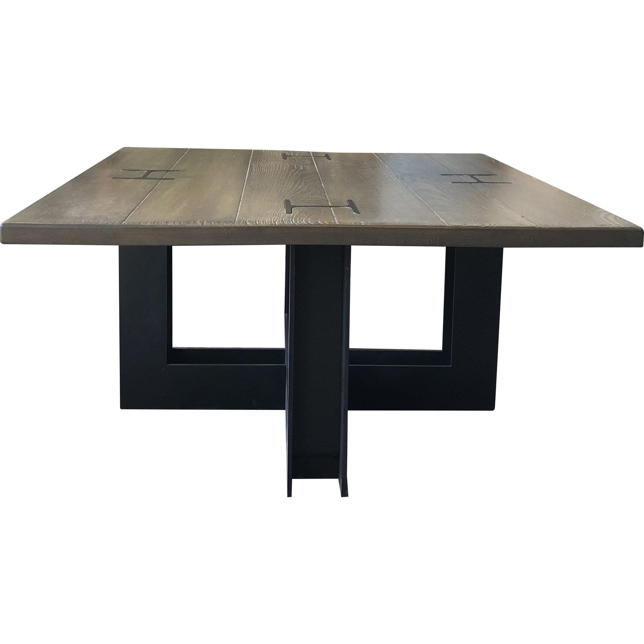 Gaudion Furniture Coffee Table & Side Tables H Metal & Oak Coffee Table