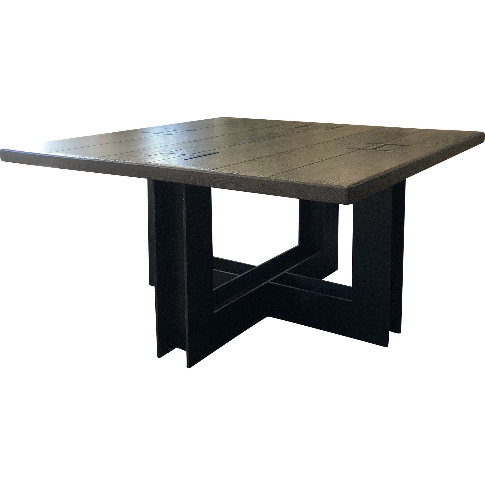 Gaudion Furniture Coffee Table & Side Tables H Metal & Oak Coffee Table