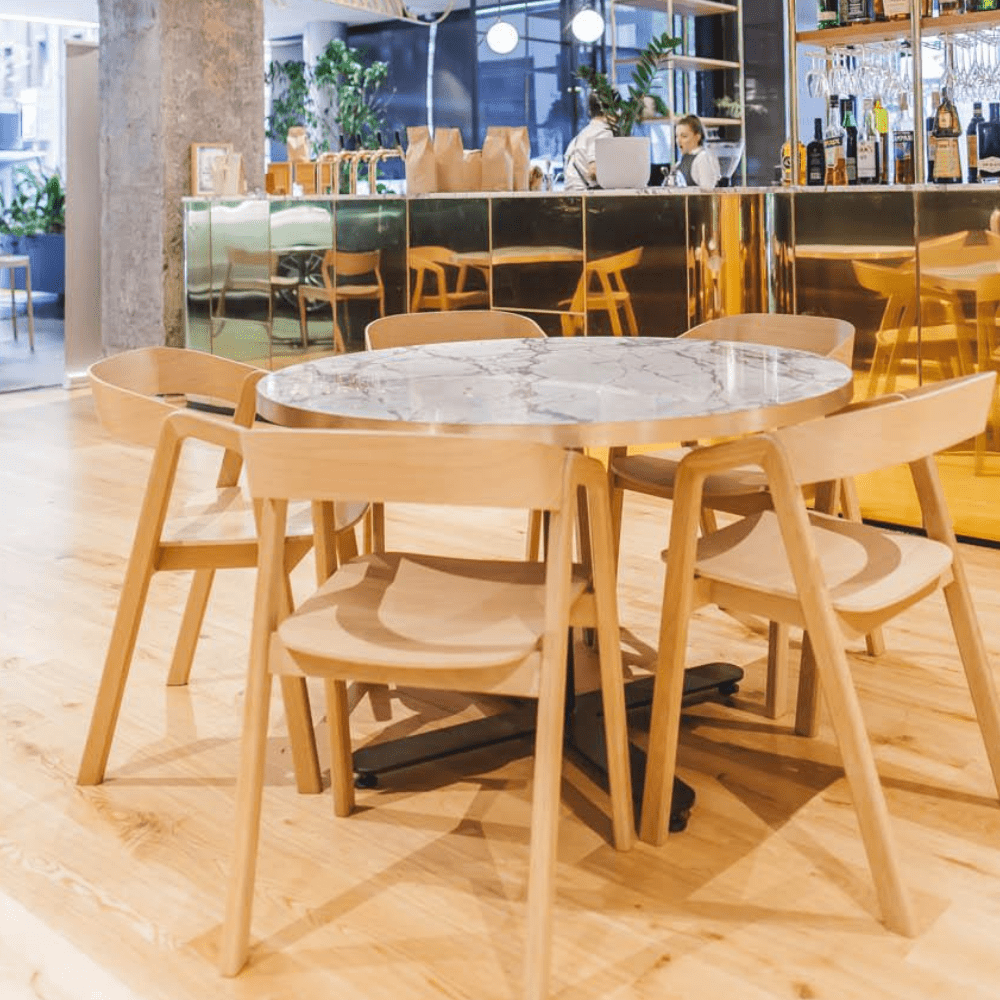 Gaudion Furniture Dining Chair Valby Black Dining Chairs Black & Natural