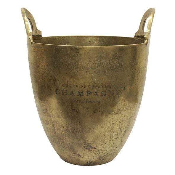 Gaudion Furniture Ice Bucket Wine Bucket Burnt Pewter Large