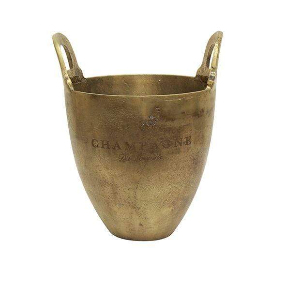 Gaudion Furniture Ice Bucket Wine Bucket Burnt Pewter Small
