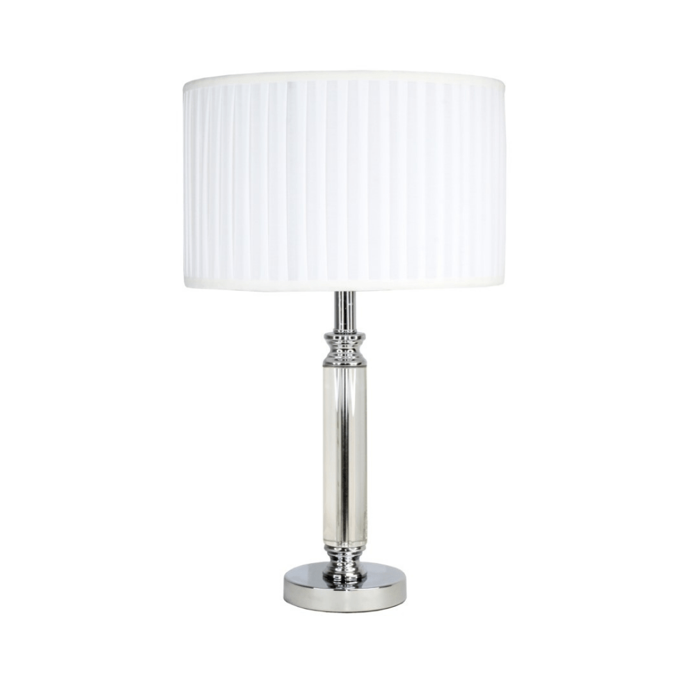 Gaudion Furniture Lamp with Pleated Shade