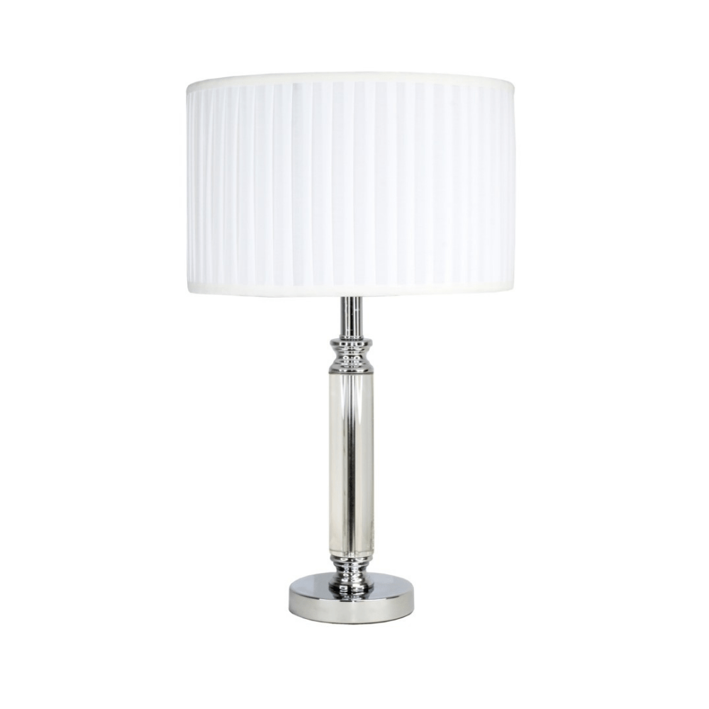 Pleated shade table online lamp