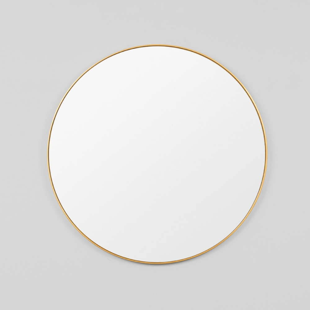Gaudion Furniture Mirror Round Mirror Gold or Black