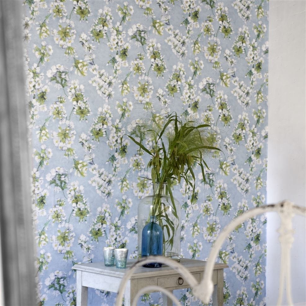 Designers Guild Fleur D Assam Sky Wallpaper Gaudion Furniture