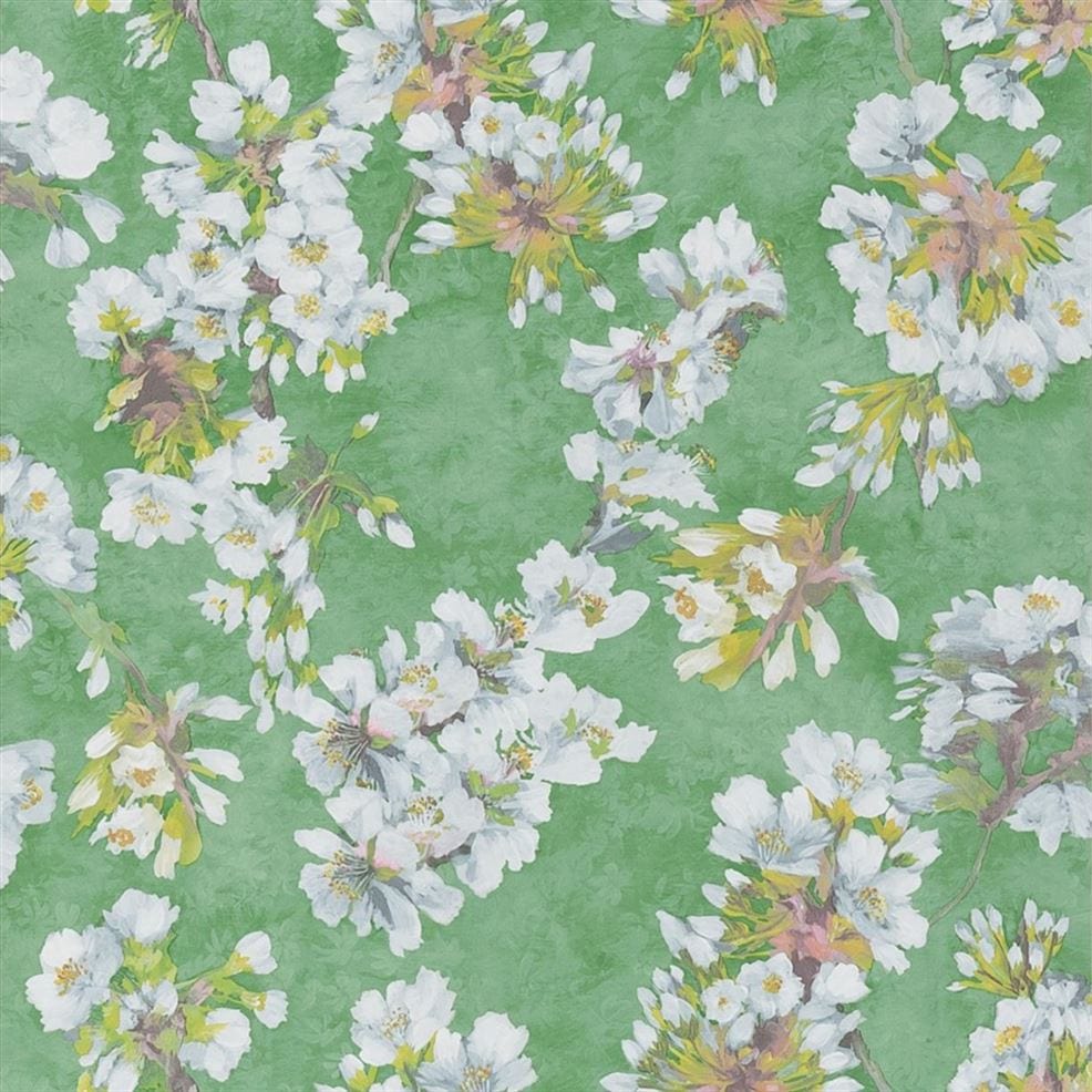 Wallpaper Designers Guild Fleur D Assam Wallpaper Emerald