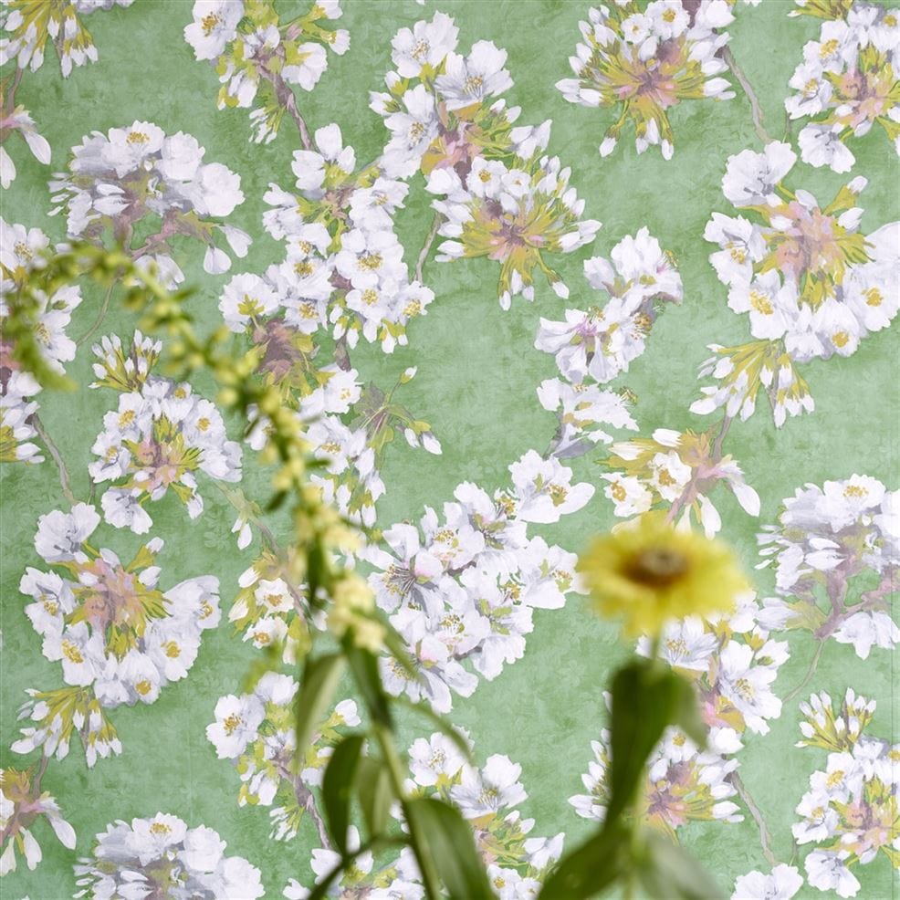 Wallpaper Designers Guild Fleur D Assam Wallpaper Emerald