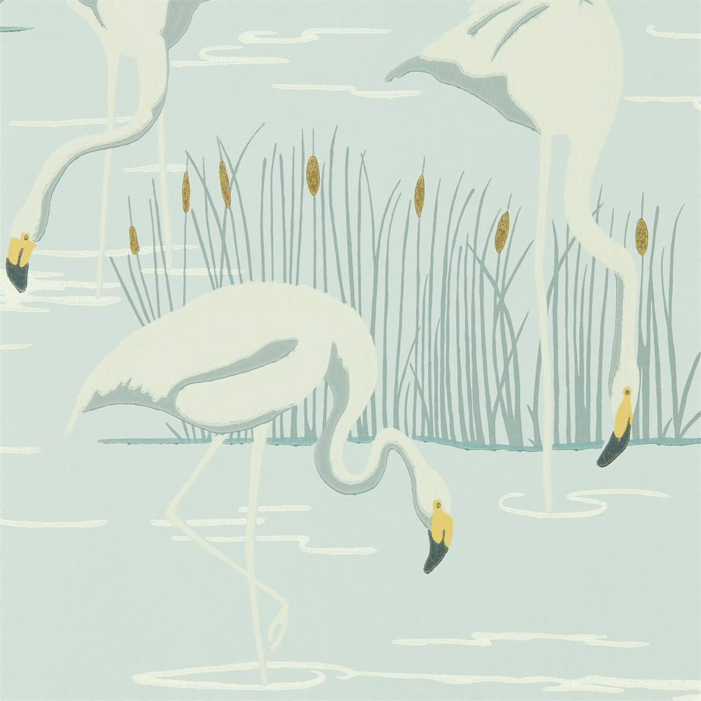 Harlequin Wallpaper 1 x Ice/Linen/Dijon Salinas Wallpaper Roll Harlequin Salinas Wallpaper