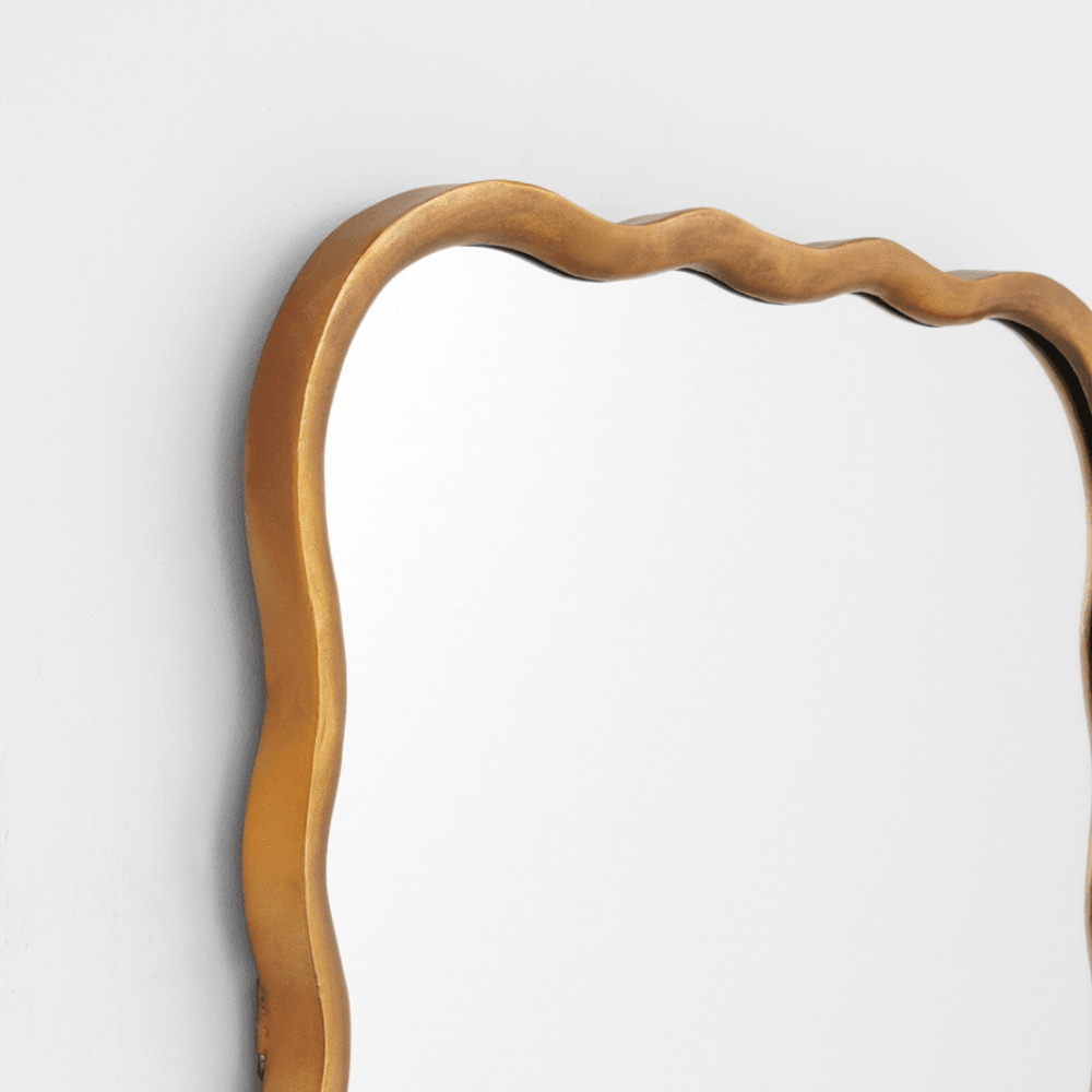 Jemima Gold Floor Mirror - Gaudion Furniture