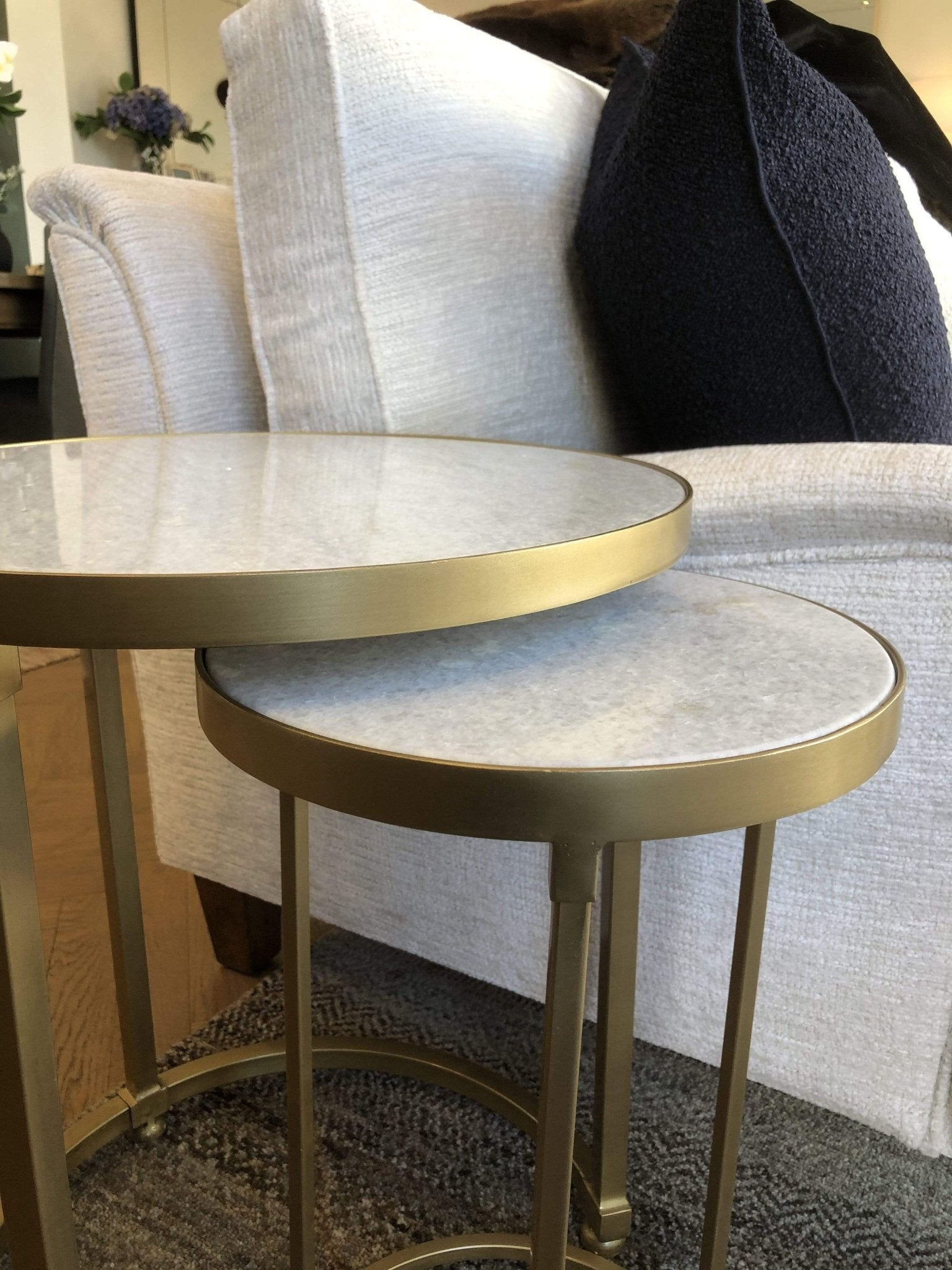 Marble Nest of Tables - Gaudion Furniture