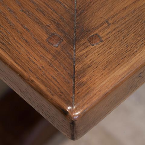 Pedestal Oak Dining Table - Gaudion Furniture