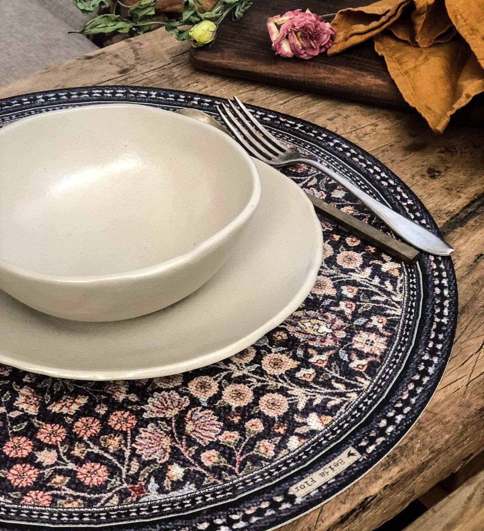Placemat Round Bohemian Spring - Gaudion Furniture