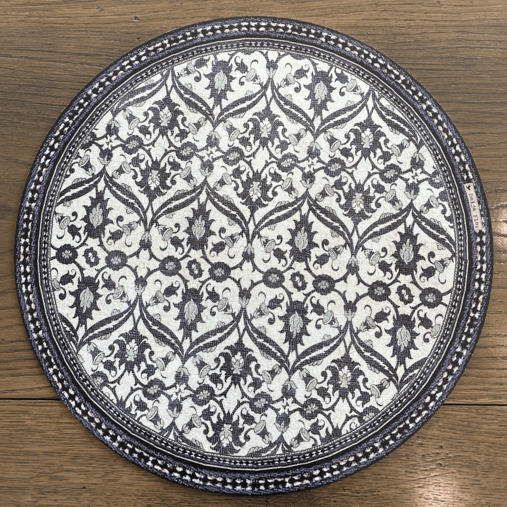 Placemat Round Bohemian Winter - Gaudion Furniture
