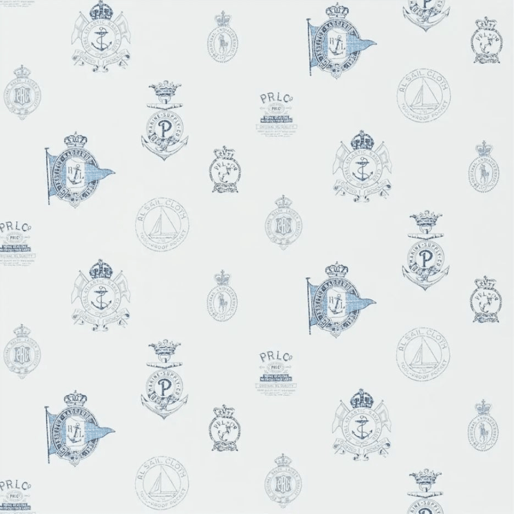 Ralph Lauren Rowthorne Crest Wallpaper 2 Colours - Gaudion Furniture