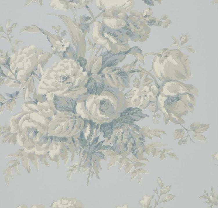 Ralph Lauren Bluestone Francoise Bouqet Wallpaper Roll Ralph Lauren Francoise Bouqet Wallpaper 