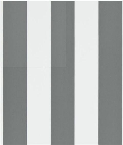 Ralph Lauren Wallpaper 1 x Grey & White Spalding Stripe Wallpaper Roll