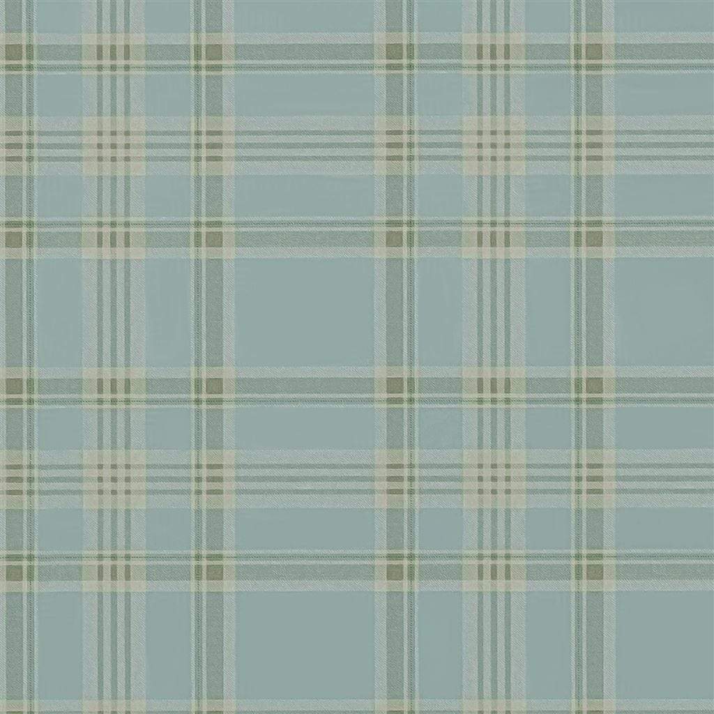 Ralph Lauren Mist Deer Path Trail Plaid Wallpaper Roll Ralph Lauren Deer Path Trail Plaid Wallpaper