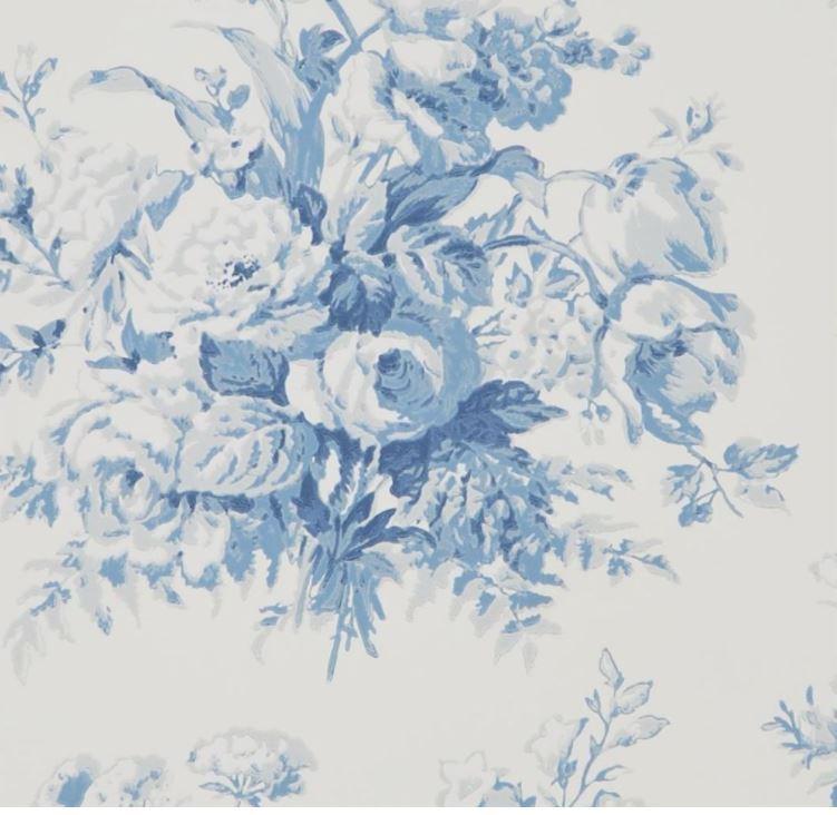 Ralph Lauren Porcelain Francoise Bouget Wallpaper Roll Ralph Lauren Francoise Bouqet Wallpaper 