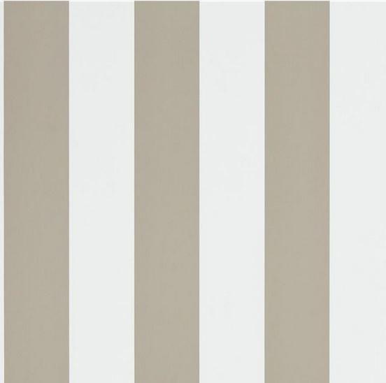 Sand & White Spalding Stripe Wallpaper Roll Ralph Lauren Spalding Stripe Wallpaper 14 Colours