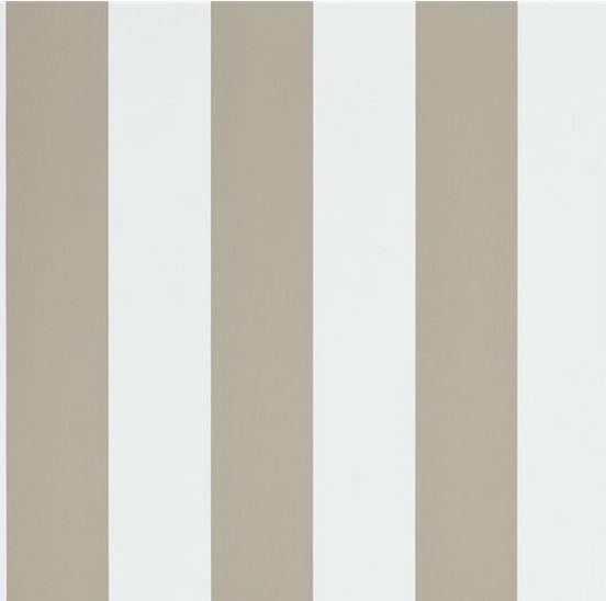 Sand & White Spalding Stripe Wallpaper Roll Ralph Lauren Spalding Stripe Wallpaper 14 Colours