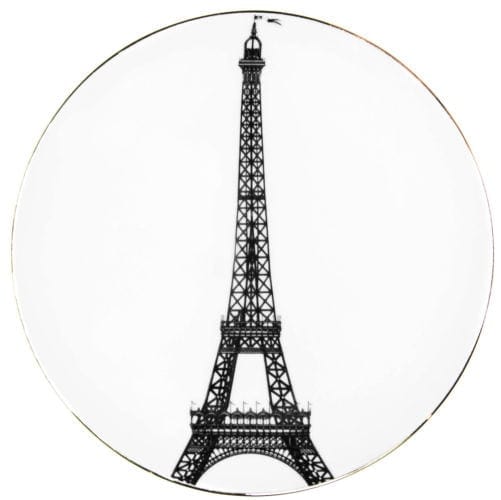 Rory Dobner PLATE Rory Dobner Eiffel Tower Plate