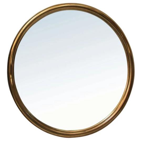 Round Gold Mirror - Gaudion Furniture