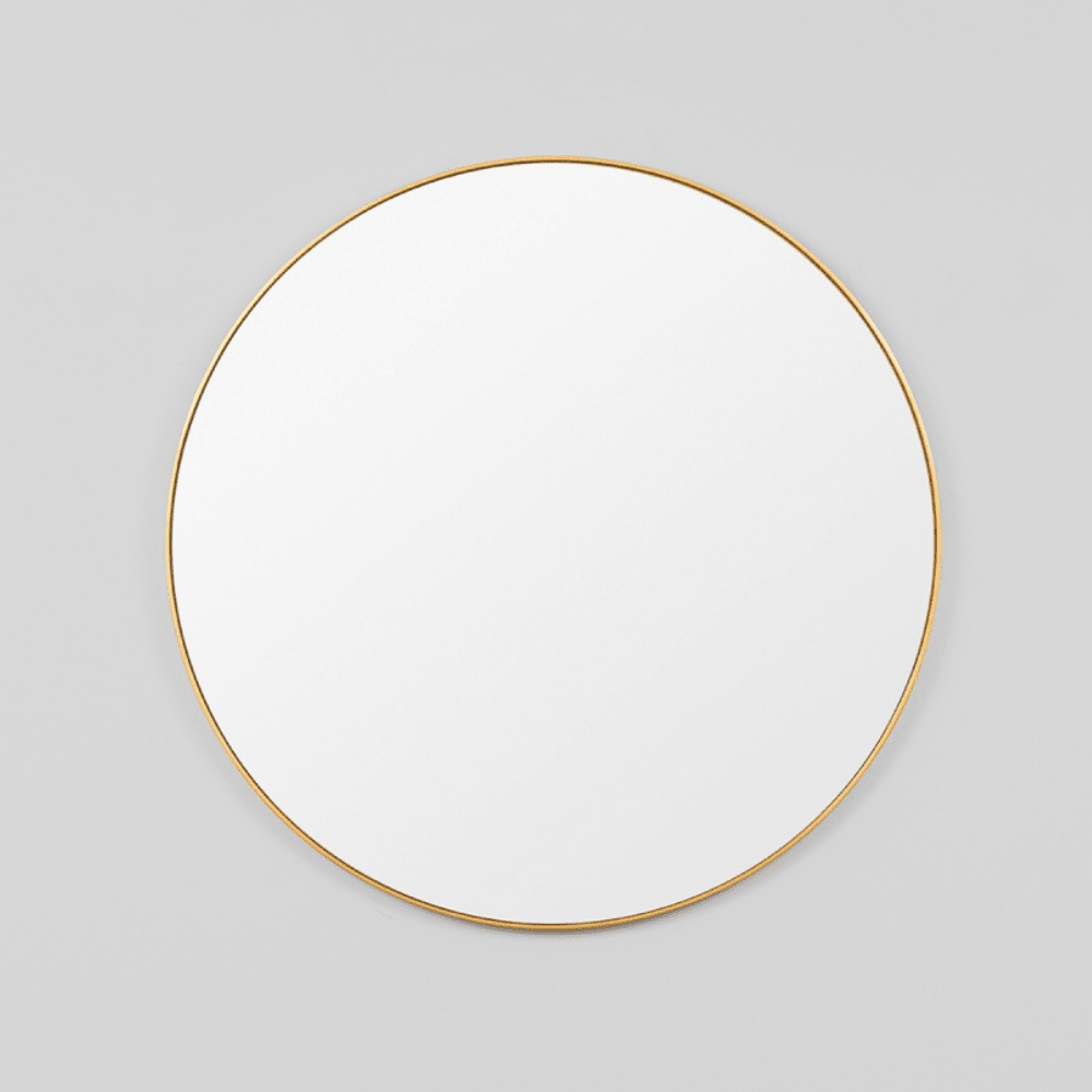 Round Mirror Gold or Black - Gaudion Furniture