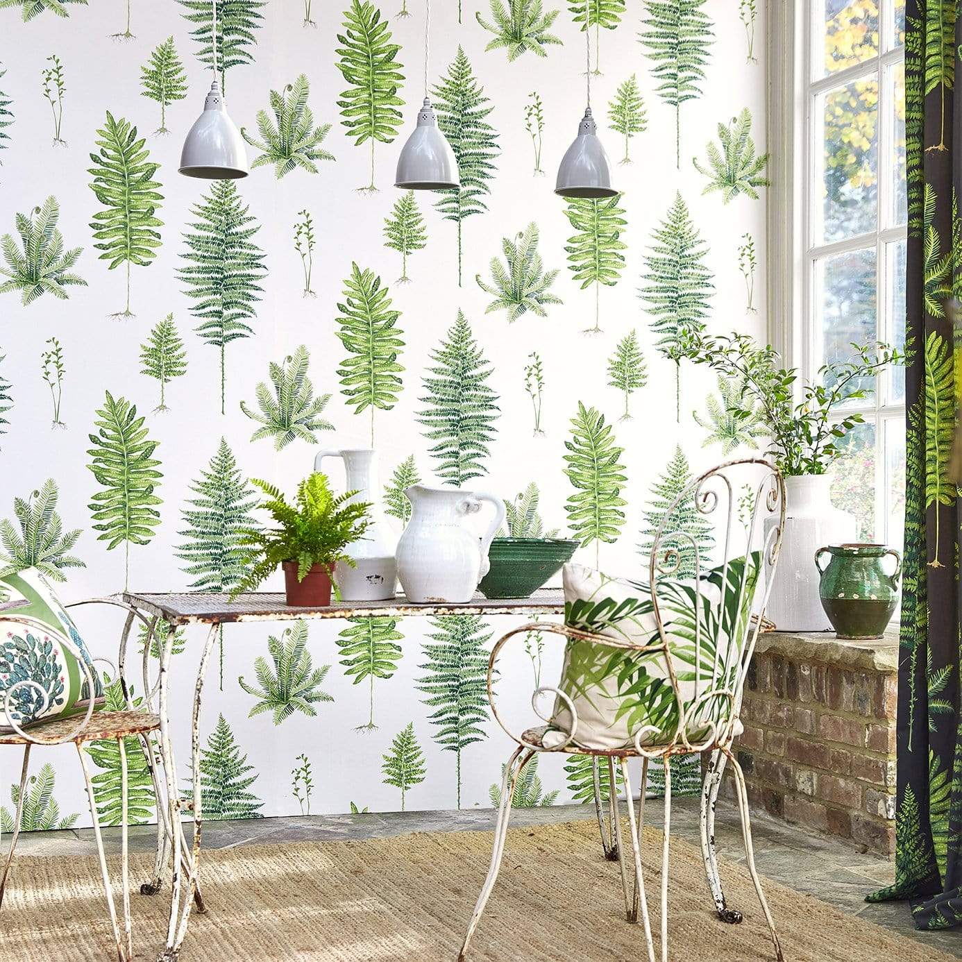 Sanderson wallpaper Sanderson Fernery Wallpaper 2 Colours