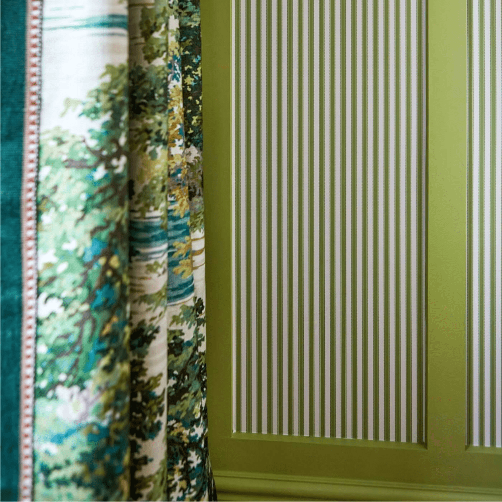 Sanderson Wallpaper Sanderson Pinetum Stripe Wallpaper 4 Colours