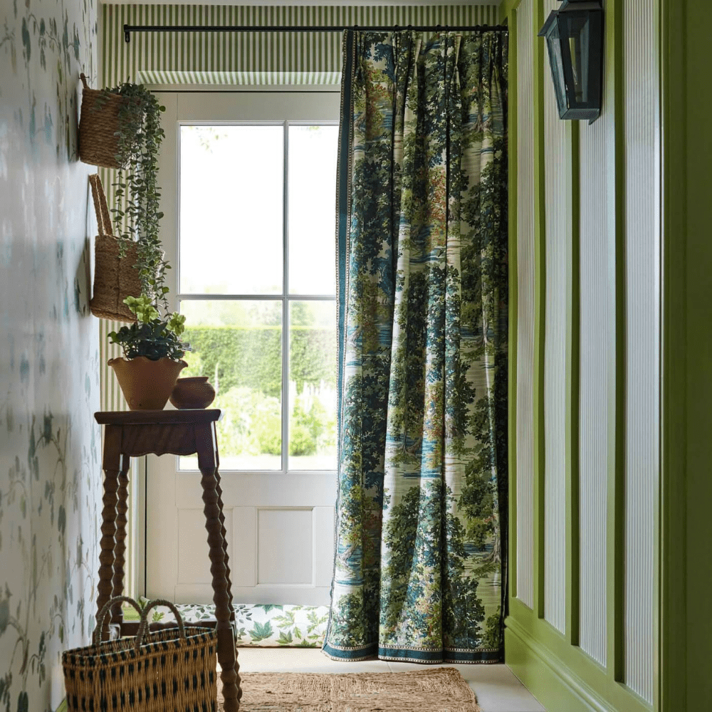 Sanderson Wallpaper Sanderson Pinetum Stripe Wallpaper 4 Colours