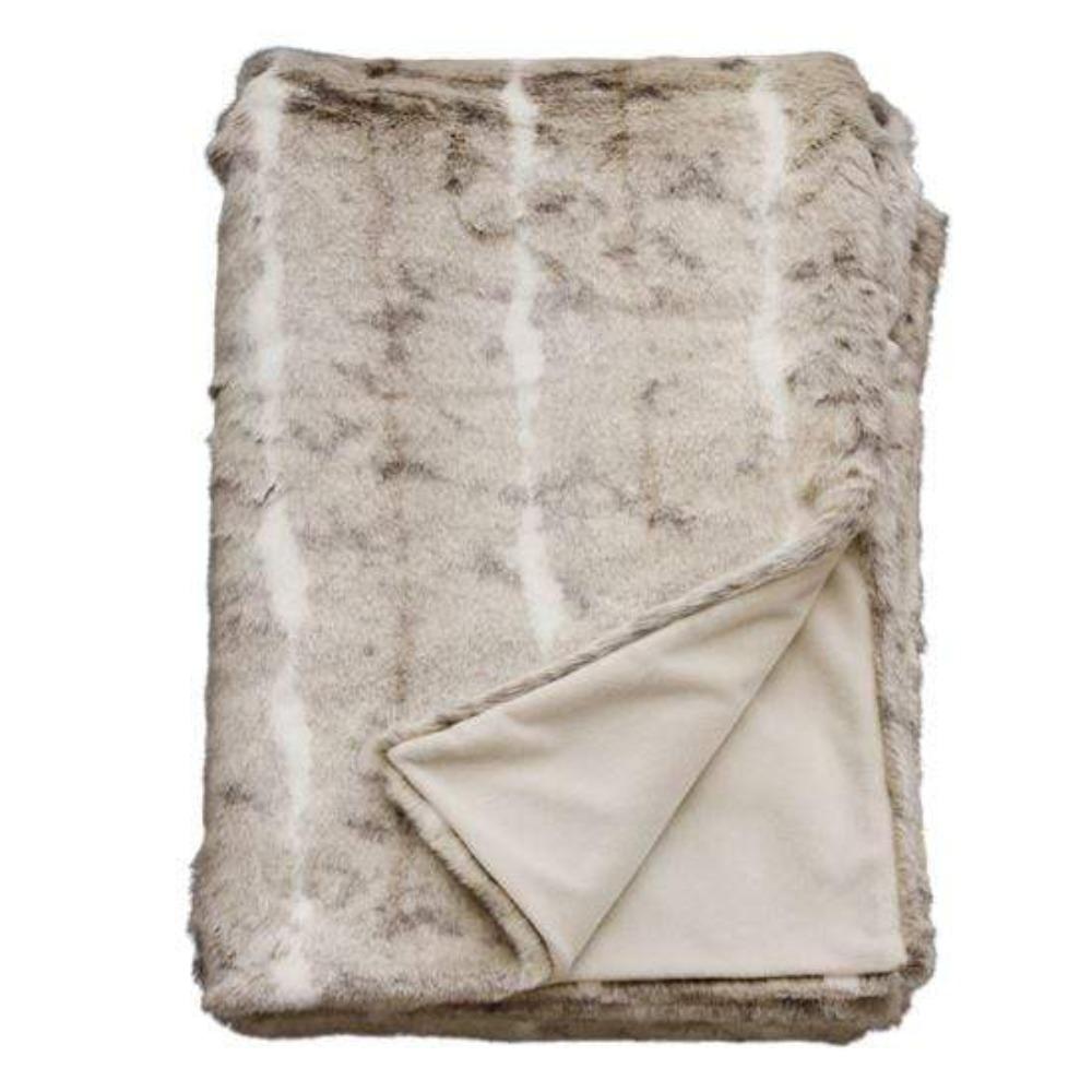 Throw Fur Mountain Rabbit - Gaudion Furniture