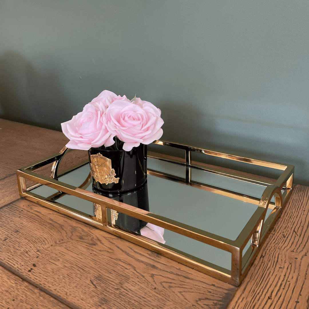 Tray Mirror Gold Medium - Gaudion Furniture