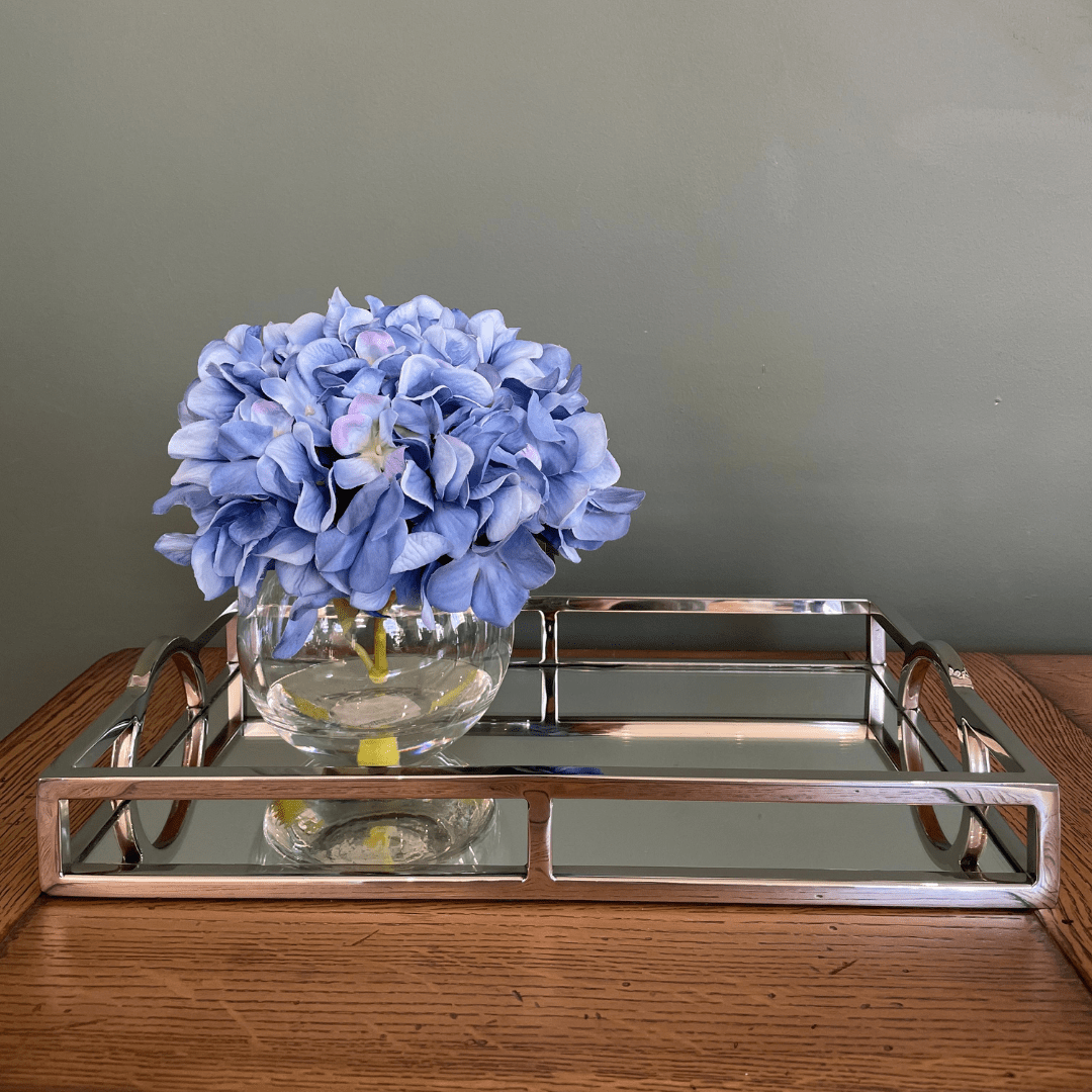 Tray Mirror Silver Rectangle Large & Medium - Gaudion Furniture