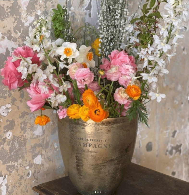 Wine Bucket Burnt Pewter Small - Gaudion Furniture