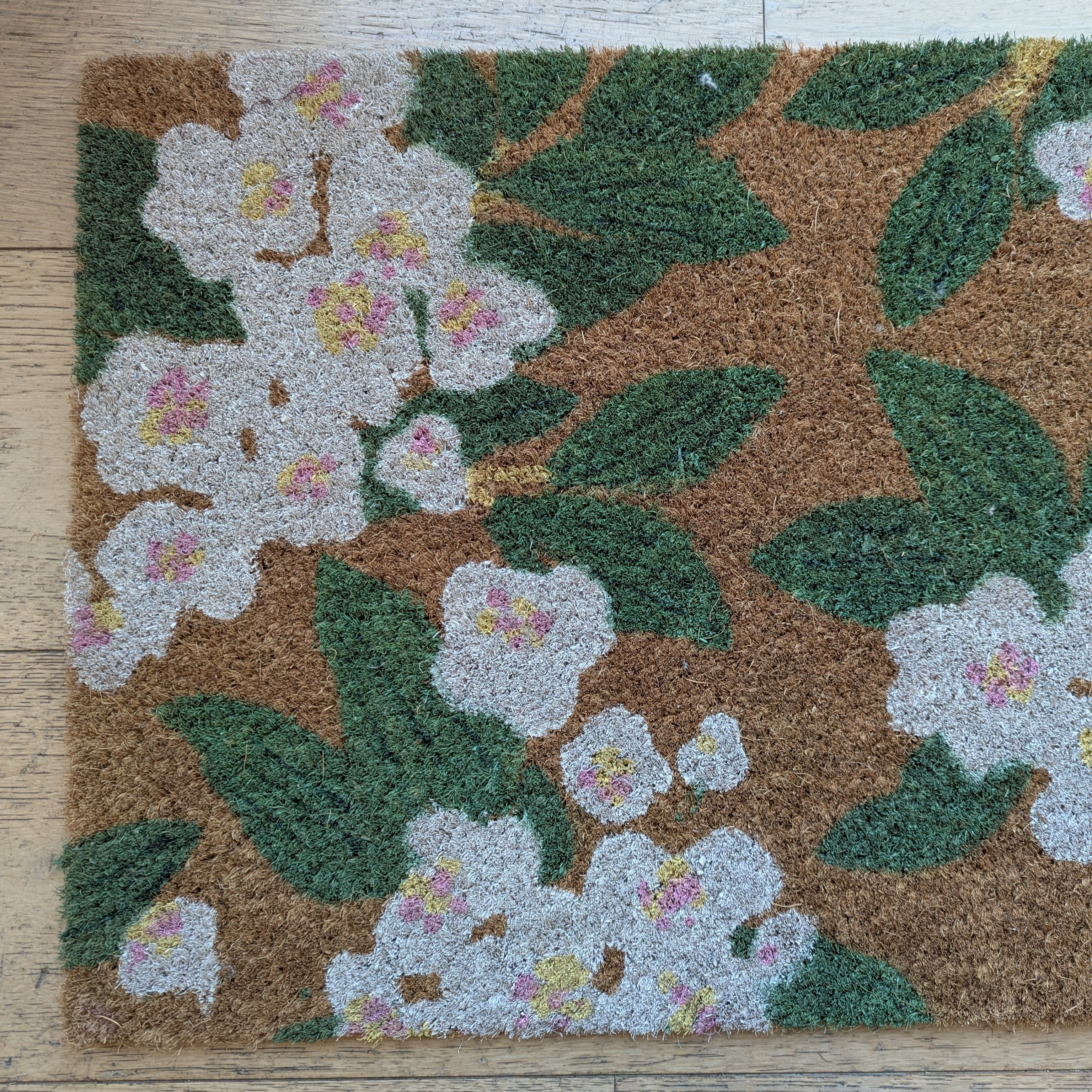 Doormat floral print annie gaudion furniture