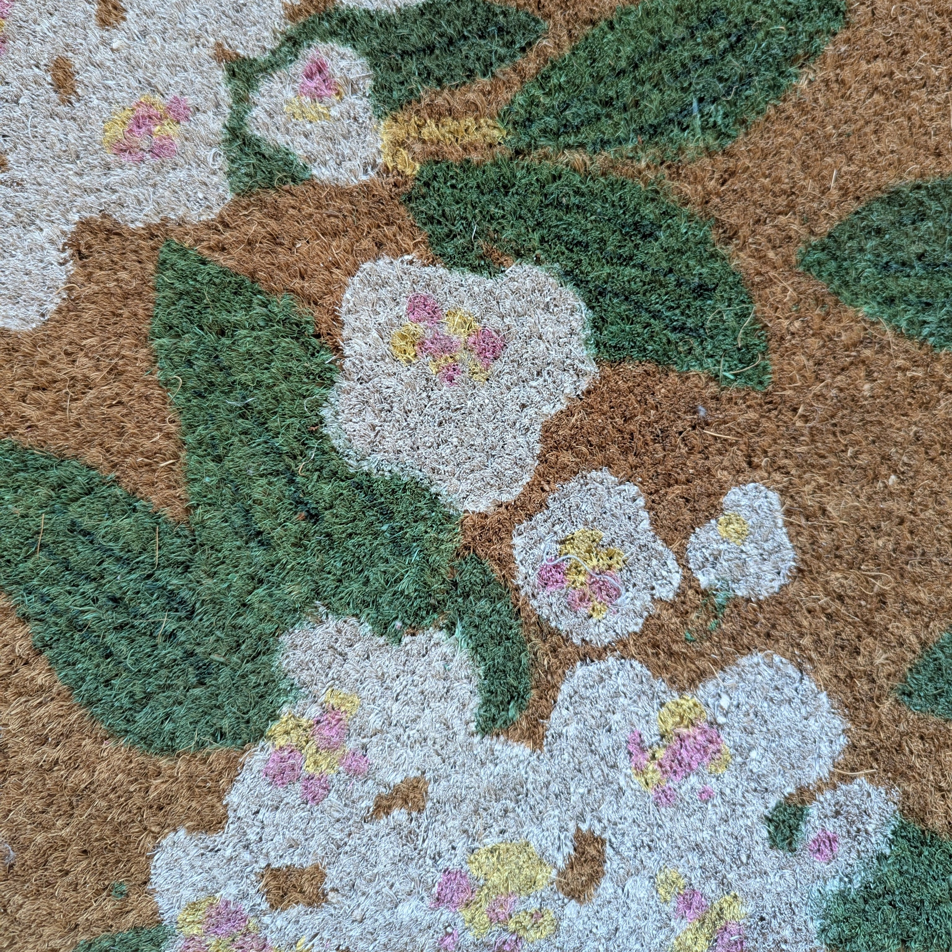 Doormat floral print annie gaudion furniture