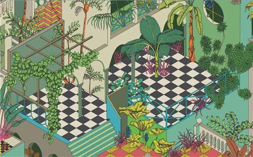 Cole & Son Miami Wallpaper 4 colours