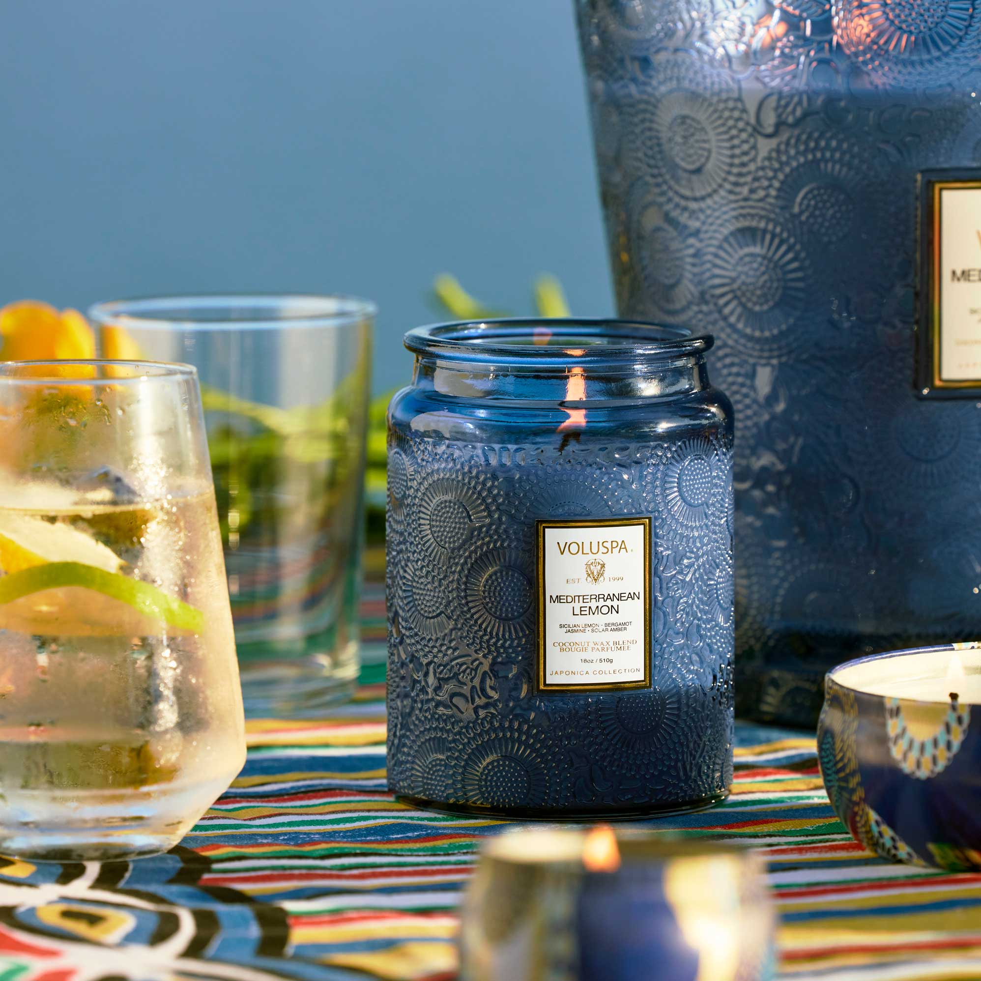 VOLUSPA Mediterranean Lemon 100 hr Candle