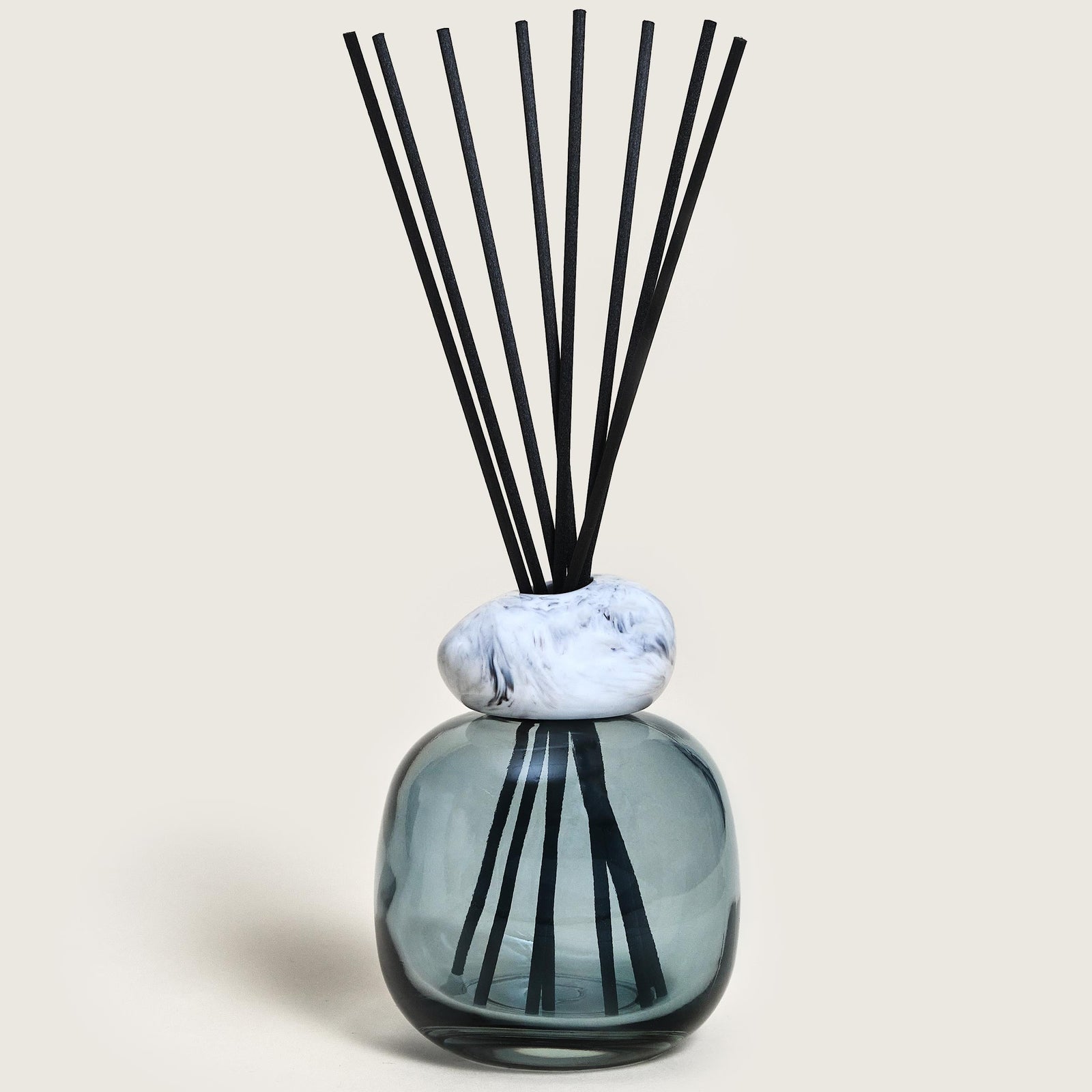 Diffuser Maison Berger Paris Marble/Blue with marble and clear glass body. Gaudion Furniture