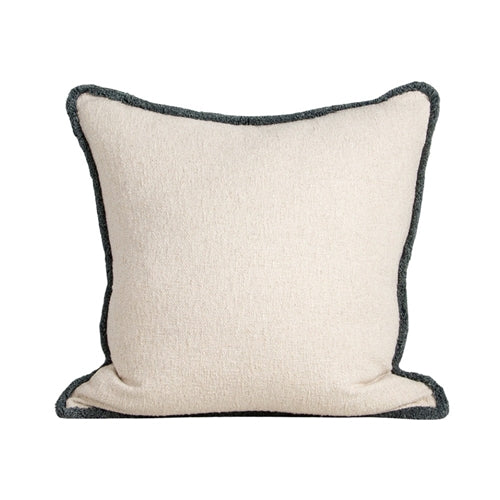 Darcy Cushion with Fringe Cloudburst