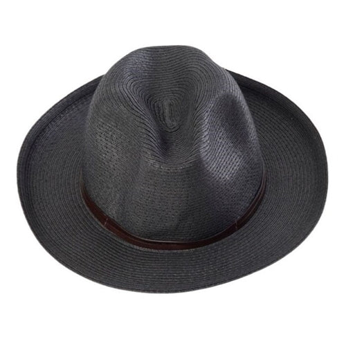 Black summer hat  Travaux en Cours gaudion furniture